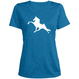 Tennessee Walking Horse Performance (WHITE) LST360 Ladies' Heather Scoop Neck Performance Tee