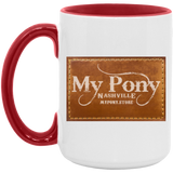 MY PONY NASHVILLE BRAND AM15OZ 15oz Accent Mug