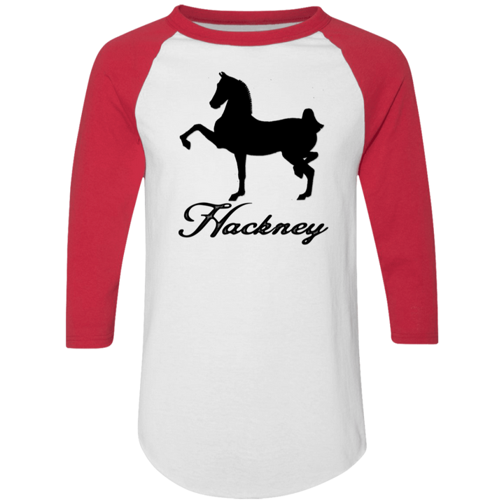 HACKNEY DESIGN 1 (black) 4HORSE 4420 Colorblock Raglan Jersey