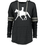 Missouri Fox Trotter LADY FINAL ART WHITE 229390 Ladies Hooded Low Key Pullover