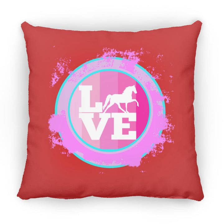 TWH PLEASURE BLEACH SPLATTER PINK TEAL ZP14 Small Square Pillow
