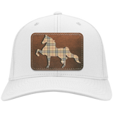 AMERICAN SADDLEBRED LEATHER PATCH (BURBURY) CP80 Twill Cap - Patch