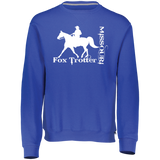 MISSOURI FOX TROTTER (white) 4HORSE 698HBM Dri-Power Fleece Crewneck Sweatshirt