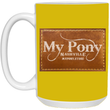 MY PONY NASHVILLE BRAND 21504 15oz White Mug