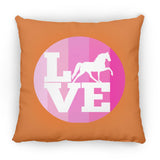 LOVE TWH PLEASURE SHADES OF PINK ZP18 Large Square Pillow