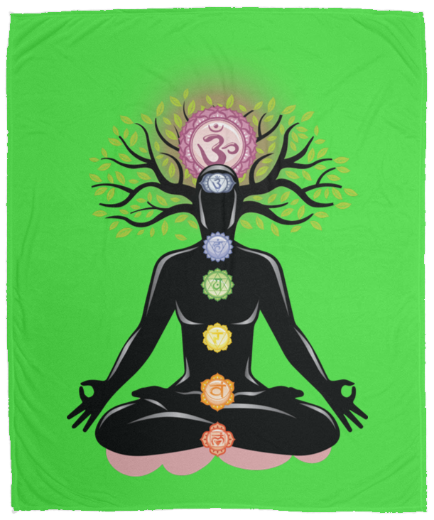 CHAKRAS PLUSH BLANKET (12 STYLES AND SIZES)