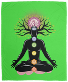 CHAKRAS PLUSH BLANKET (12 STYLES AND SIZES)