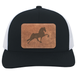 TENNESSEE WALKING HORSE PERFORMANCE LEATHER 104C Trucker Snap Back - Patch
