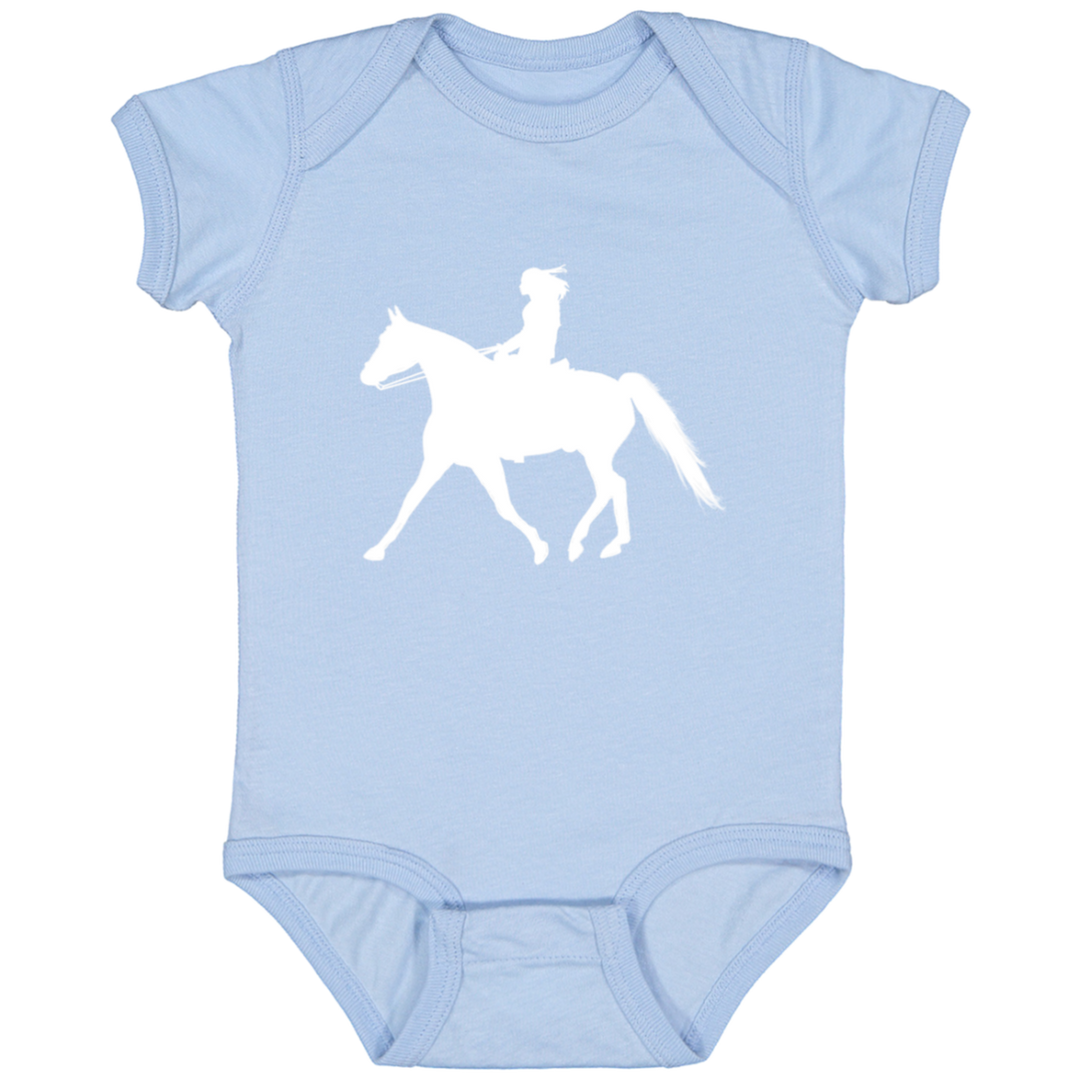 Missouri Fox Trotter LADY FINAL ART WHITE 4424 Infant Fine Jersey Bodysuit
