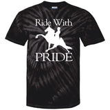 RIDEWITHPRIDEWHITE CD100 100% Cotton Tie Dye T-Shirt