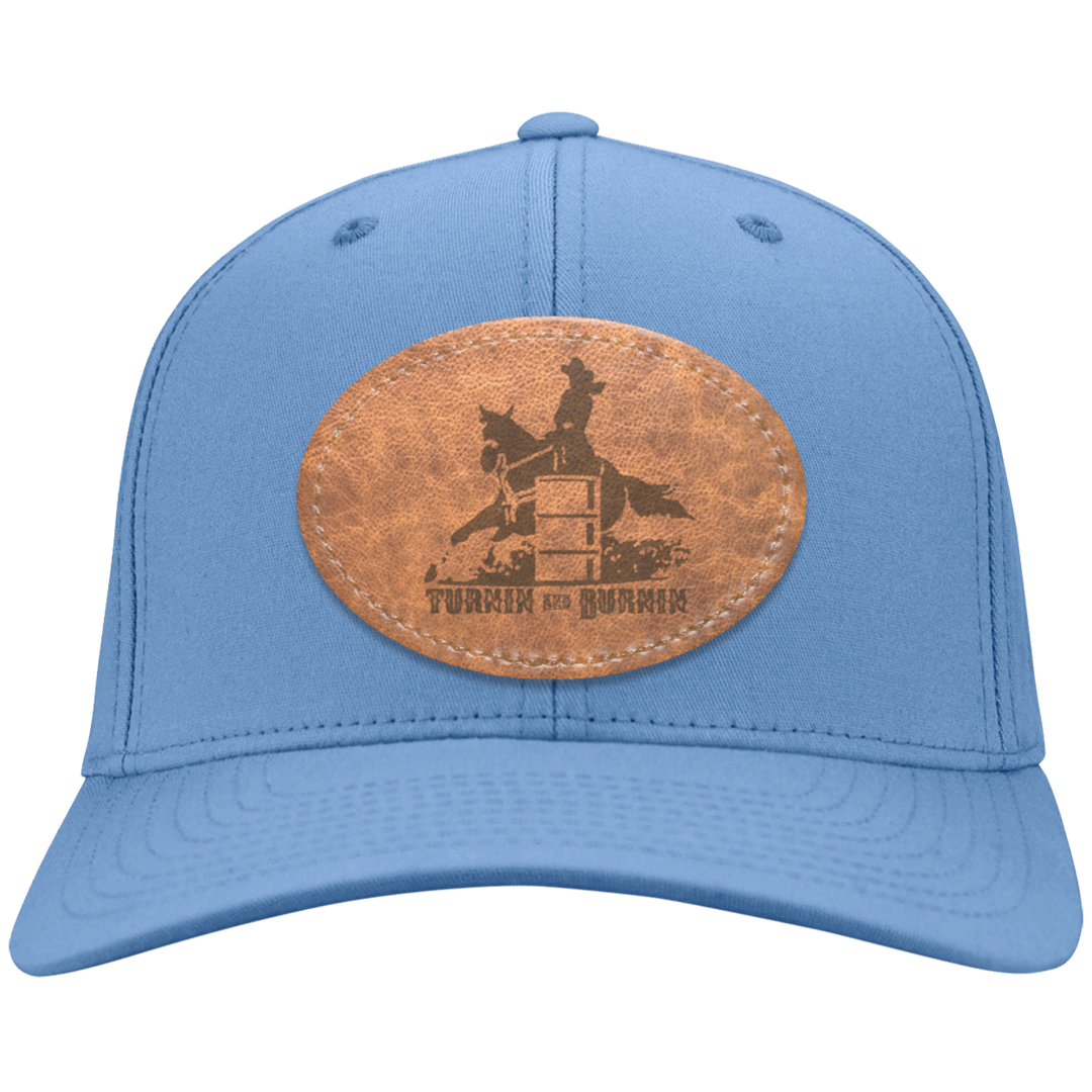 TURNIN AND BURNIN ON LEATHER CP80 Twill Cap - Patch