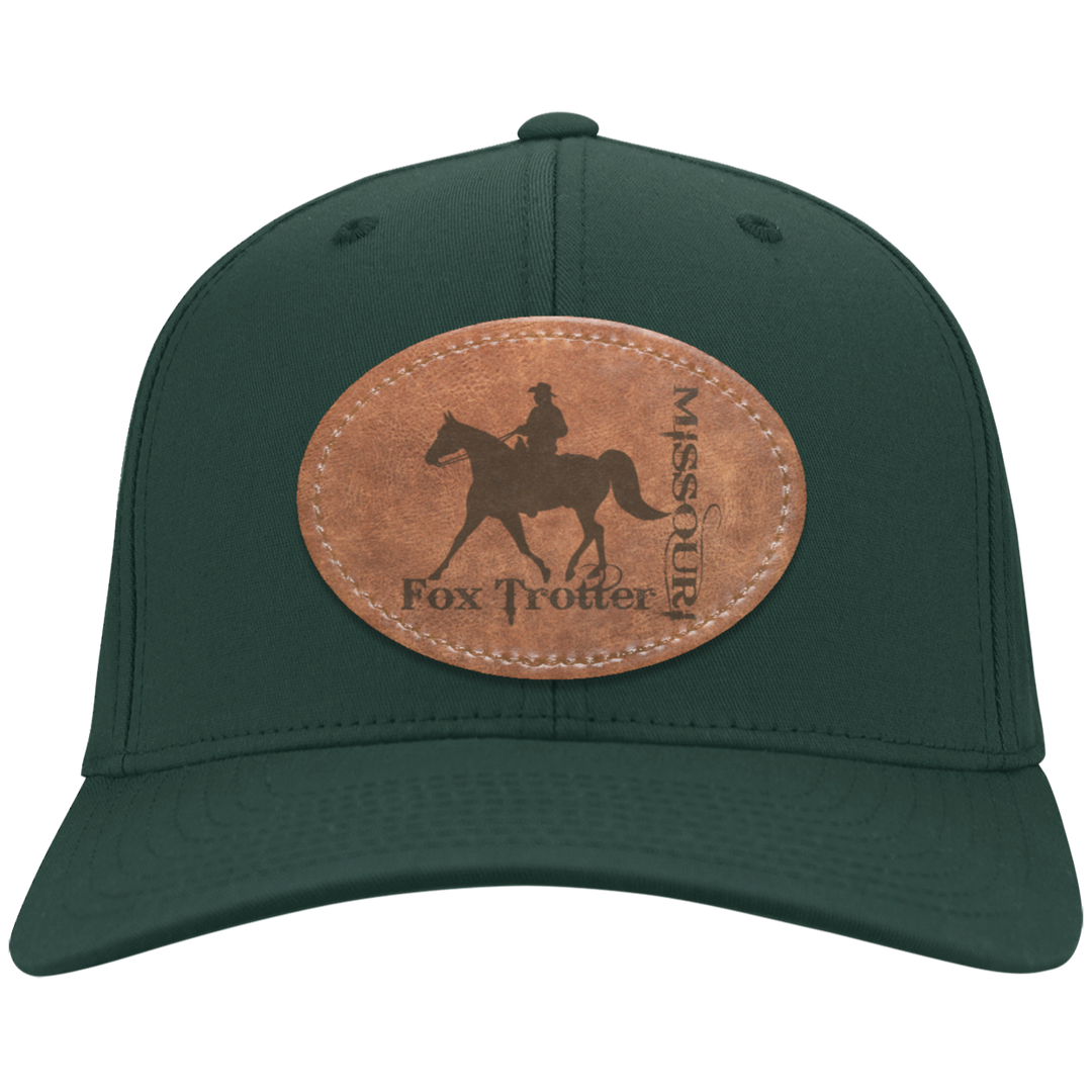 MISSOURI FOX TROTTER ON LEATHER CP80 Twill Cap - Patch