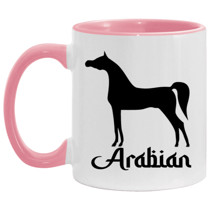 ARABIAN ART TUMBLER 4HORSE AM11OZ 11 oz. Accent Mug