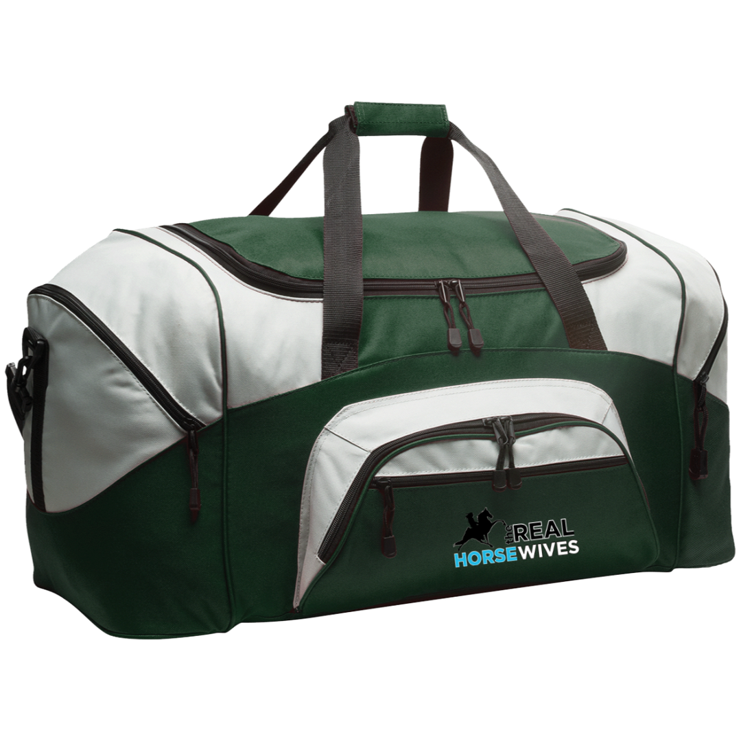 THE REAL HORSE WIVES BG99 Colorblock Sport Duffel