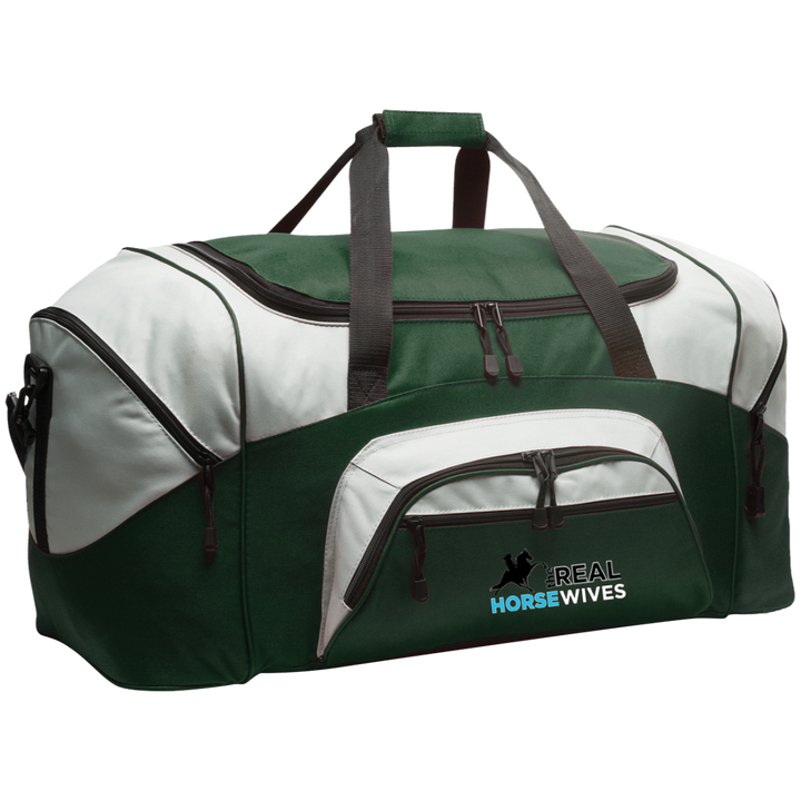 THE REAL HORSE WIVES BG99 Colorblock Sport Duffel