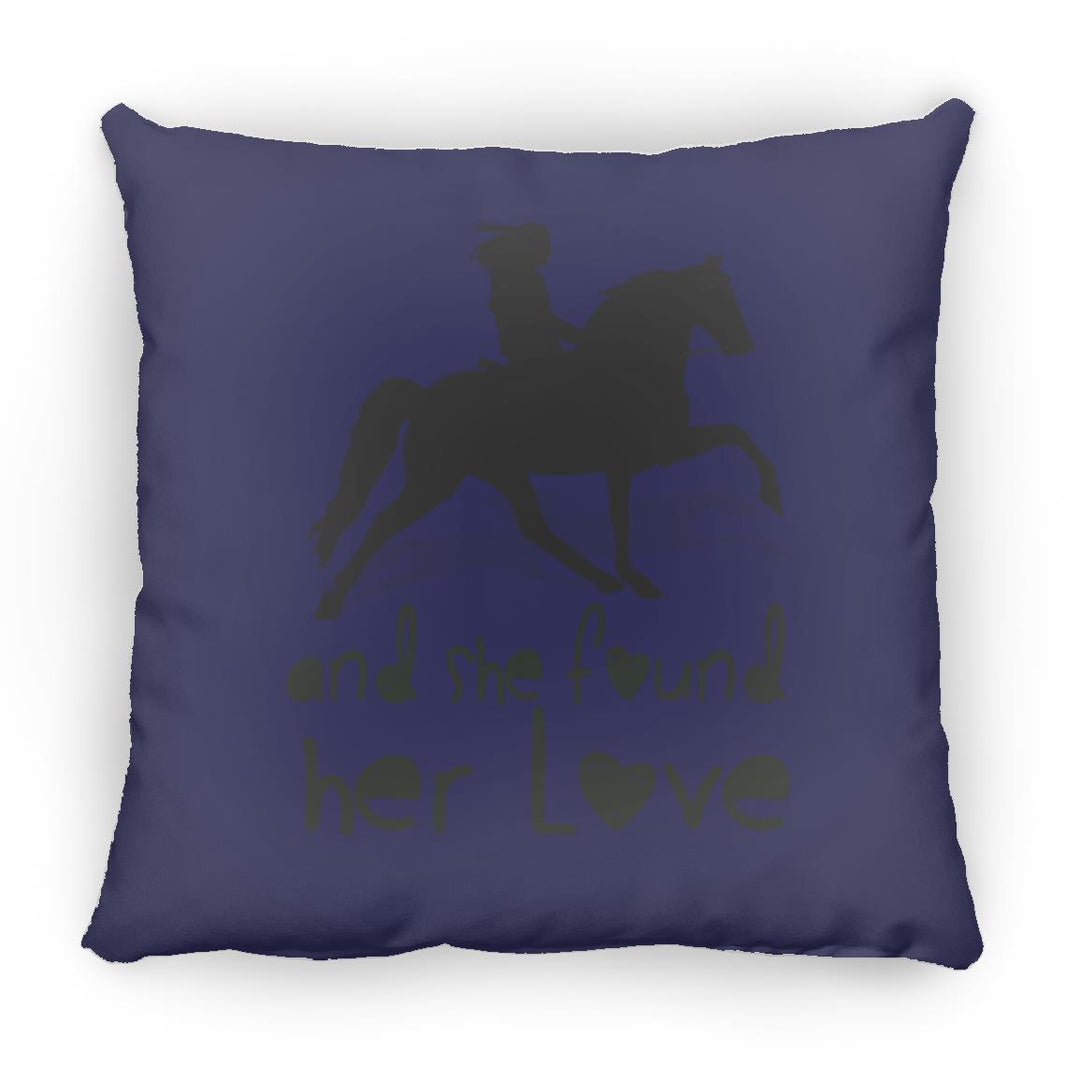 SHE FOUND HER LOVE (TWH pleasure)Bblack art ZP14 Small Square Pillow