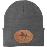 AMERICAN SADDLEBRED ON LEATHER CP90 Knit Cap - Patch