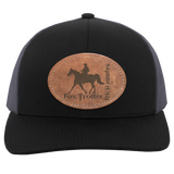 MISSOURI FOX TROTTER ON LEATHER 104C Trucker Snap Back - Patch