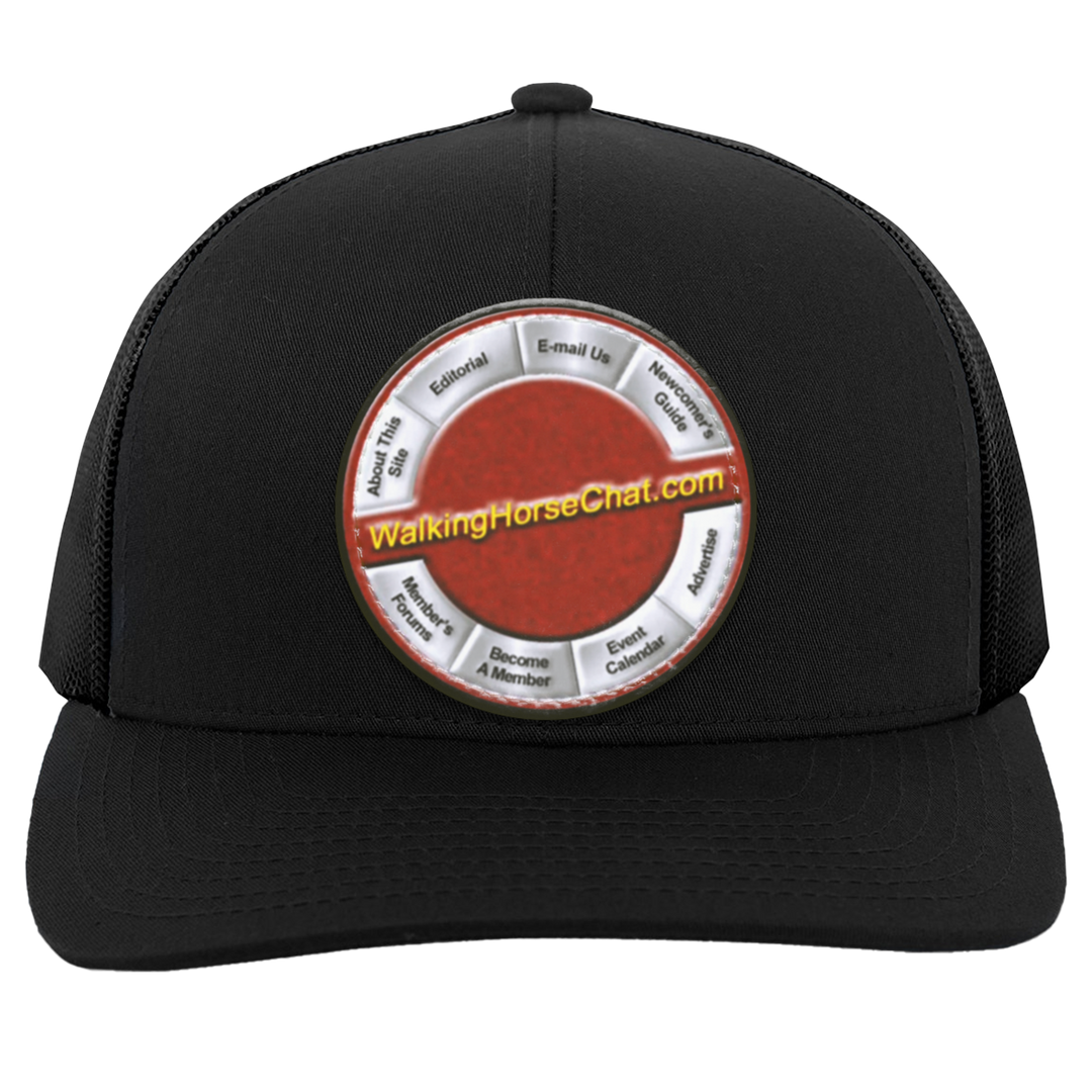 WalkingHorseChat Hat Logo 104C Trucker Snap Back - Patch