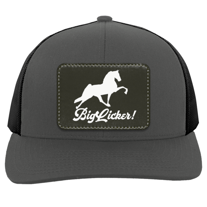 BIG LICKER PATCH HATTRUCKER HAT ( THREE SHAPES-12 COLORS AND STYLES)