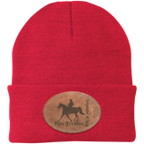 MISSOURI FOX TROTTER ON LEATHER CP90 Knit Cap - Patch