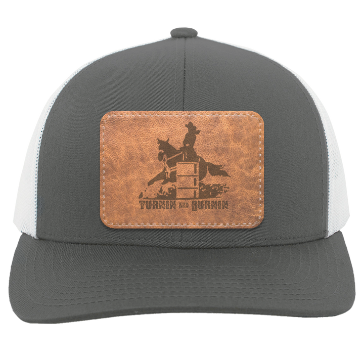 TURNIN AND BURNIN ON LEATHER 104C Trucker Snap Back - Patch