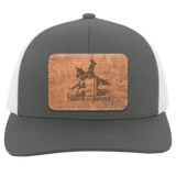 TURNIN AND BURNIN ON LEATHER 104C Trucker Snap Back - Patch