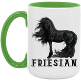 FRIESIAN STYLE 1 4HORSE AM15OZ 15oz. Accent Mug