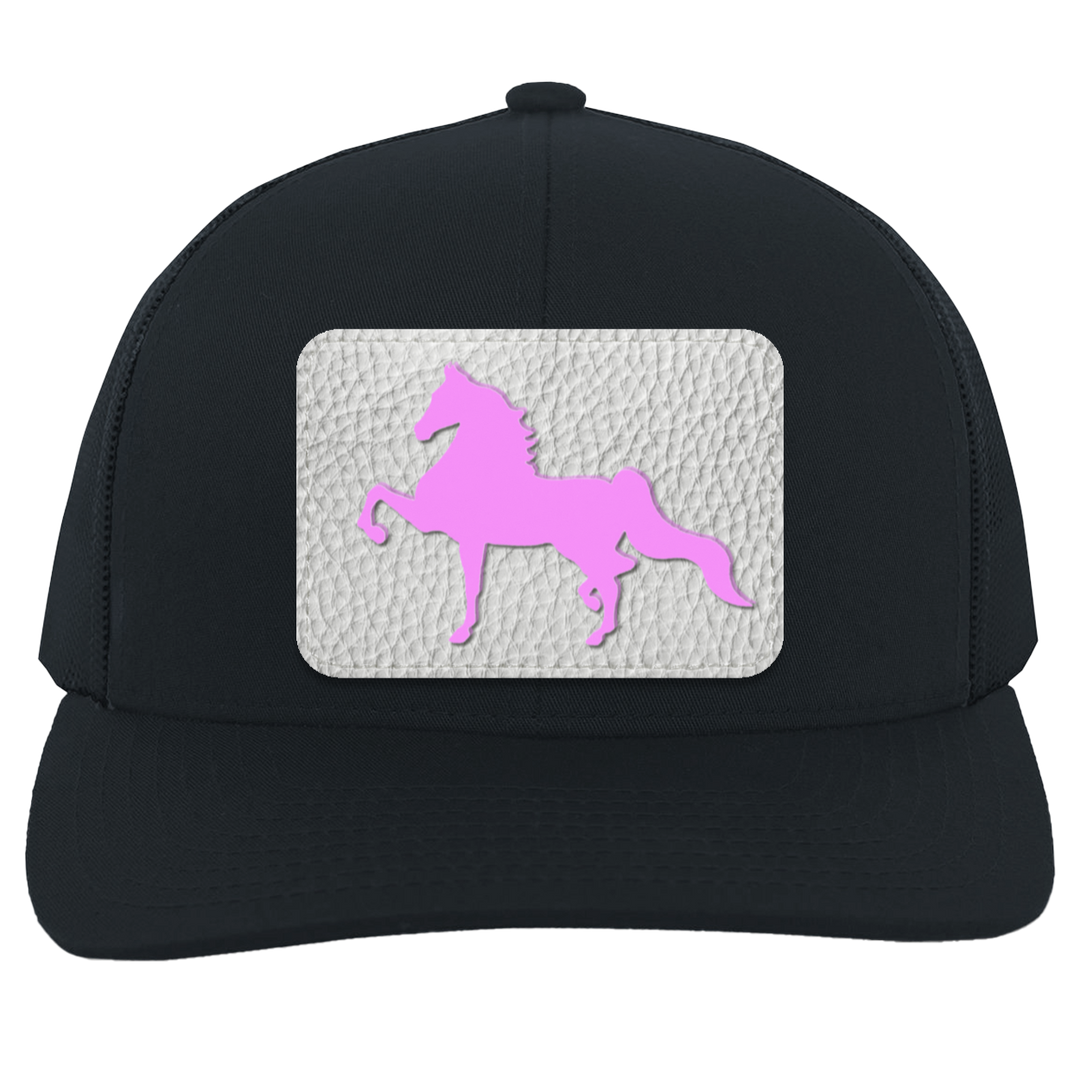 AMERICAN SADDLEBRED PINK 104C Trucker Snap Back - Patch