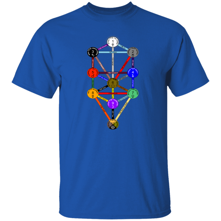 KABBAHLAH TREE OF LIFE 4HORSE G500 5.3 oz. T-Shirt