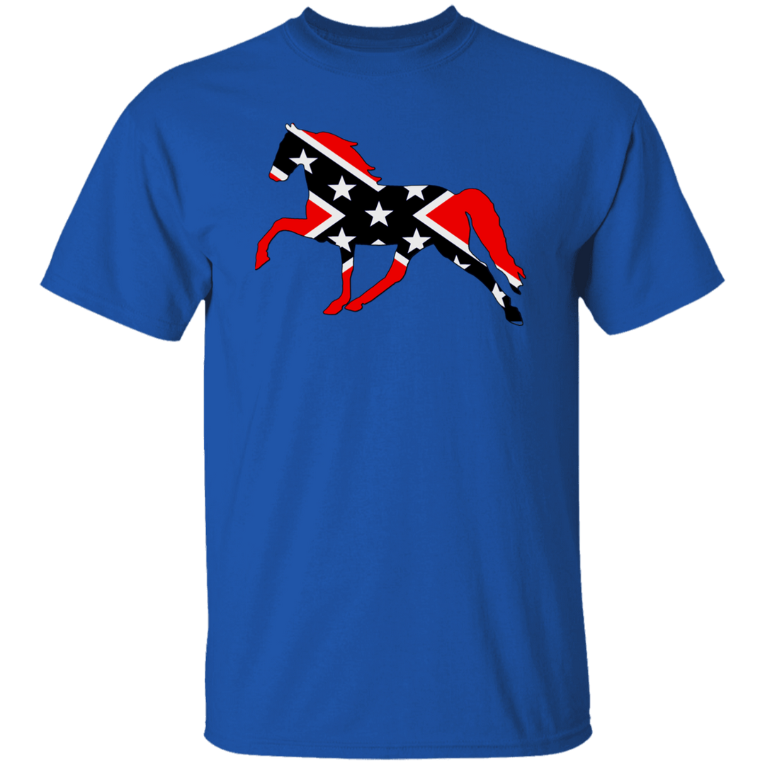 Rebel on the Rail Tennessee Walking Horse Pleasure G500 5.3 oz. T-Shirt