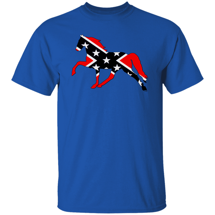 Rebel on the Rail Tennessee Walking Horse Pleasure G500 5.3 oz. T-Shirt