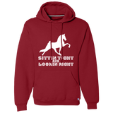 SITTIN TIGHT LOOKIN RIGHT TWH PERFORMANCE(WHITE) 695HBM Dri-Power Fleece Pullover Hoodie