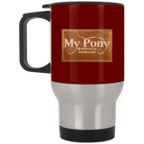 MY PONY NASHVILLE BRAND XP8400S Silver Stainless Travel Mug