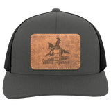 TURNIN AND BURNIN ON LEATHER 104C Trucker Snap Back - Patch