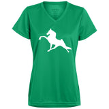Tennessee Walking Horse Performance (WHITE) 1790 Ladies’ Moisture-Wicking V-Neck Tee