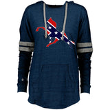 Rebel on the Rail Tennessee Walking Horse Performance 229390 Ladies Hooded Low Key Pullover