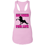 Big Licker for Life Pink NL1533 Ladies Ideal Racerback Tank