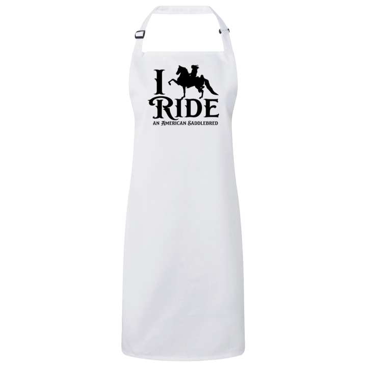 I RIDE AN AMERICAN SADDLEBRED RP150 Sustainable Unisex Bib Apron