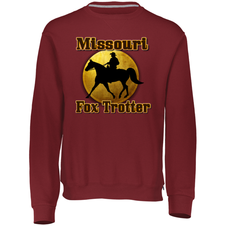 MISSOURI FOX TROTTER 1 698HBM Dri-Power Fleece Crewneck Sweatshirt