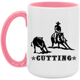 CUTTING STYLE 1 4HORSE AM15OZ 15oz. Accent Mug