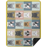 FRENCHIE BLANKET 2 BSHL Premium Black Sherpa Blanket 60x80