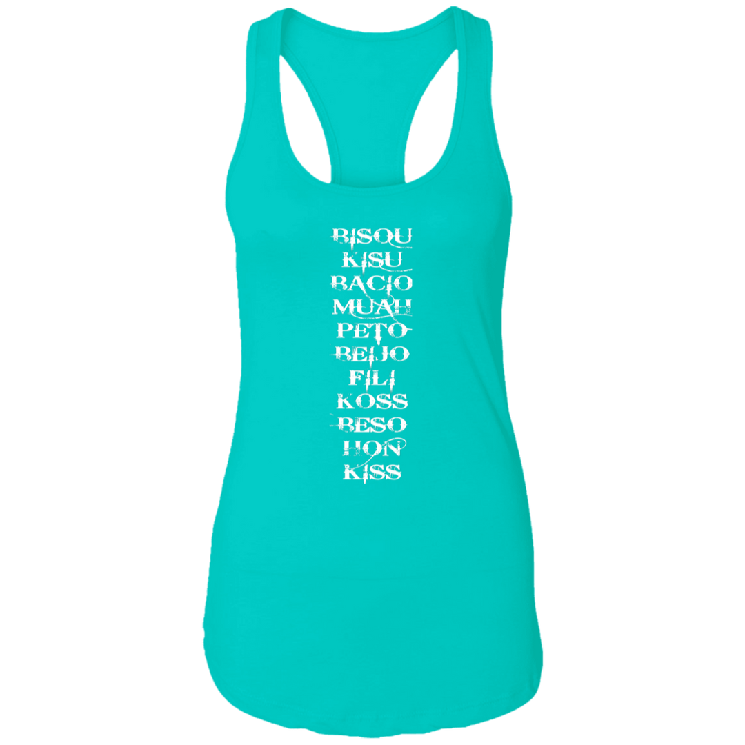 OLD983INWHITE NL1533 Ladies Ideal Racerback Tank