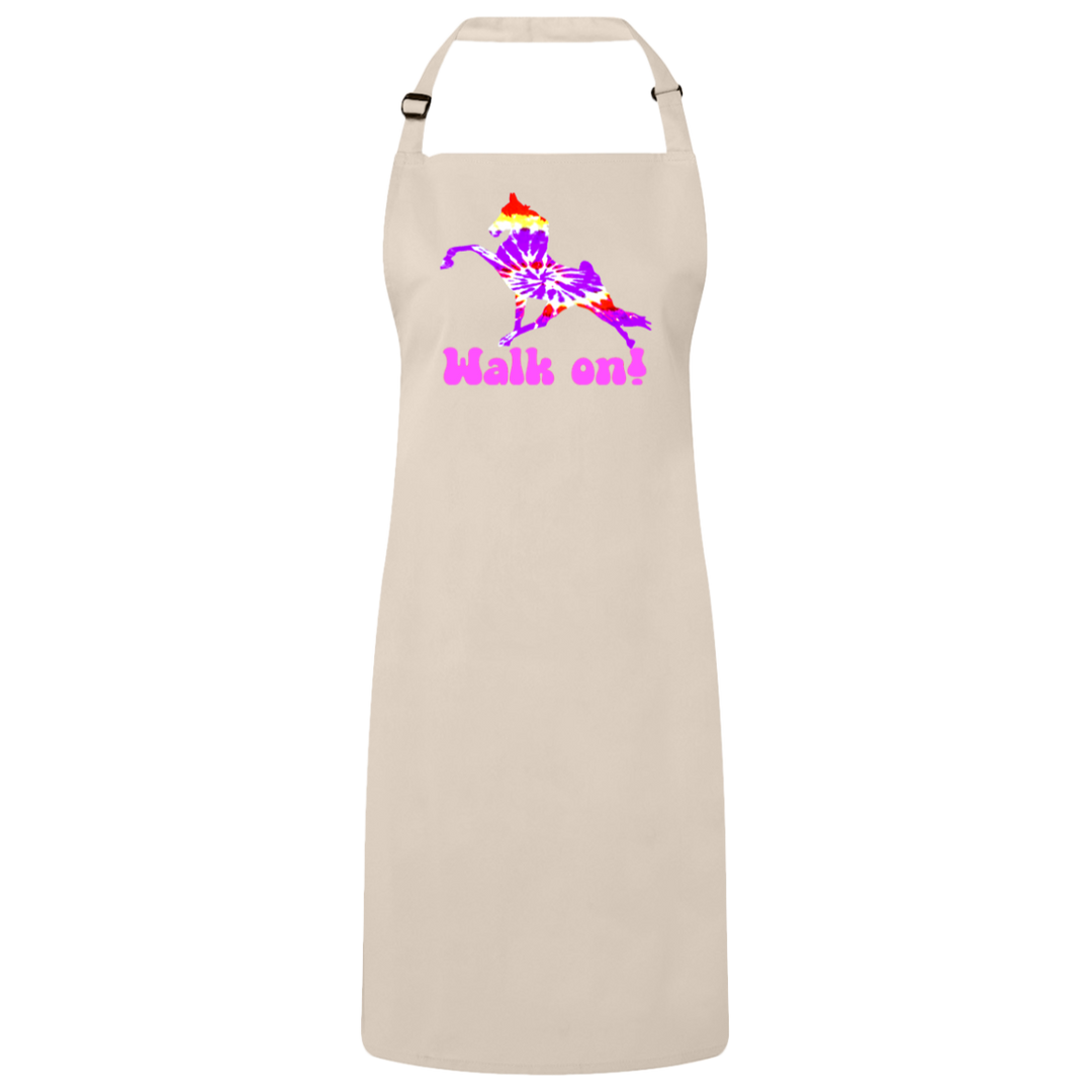 TIE DYE WALK ON RP150 Sustainable Unisex Bib Apron