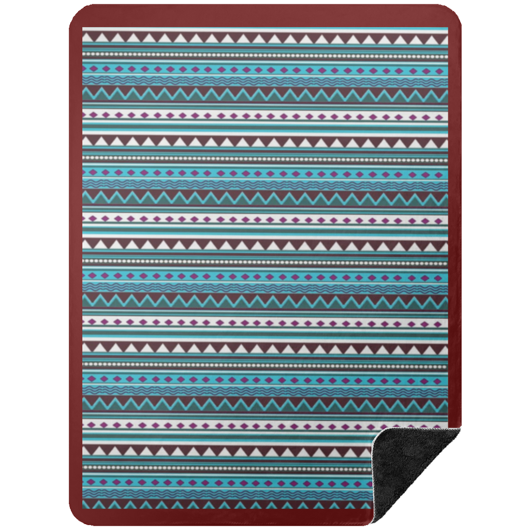 AZTEC 2 BSHL Premium Black Sherpa Blanket 60x80