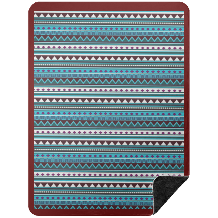 AZTEC 2 BSHL Premium Black Sherpa Blanket 60x80