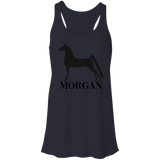 MORGAN STYLE 1 4HORSE B8800 Flowy Racerback Tank
