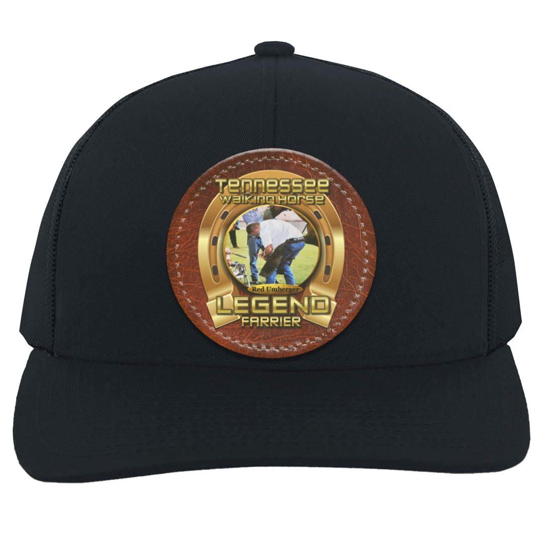 RED UMBERGER (TWH LEGENDS) HAT 104C Trucker Snap Back - Patch