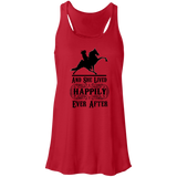 HAPPILY EVER AFTER (TWH Performance) Blk B8800 Flowy Racerback Tank