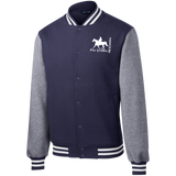 MISSOURI FOX TROTTER (white) 4HORSE ST270 Fleece Letterman Jacket